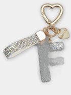 Bag Charm Llavero Elegante con Inicial Diamante - Regalo Premium para Bolso