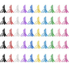 Llavero Torre Eiffel - Pack 50 Unidades, 10 Colores, Recuerdo de París, Regalo Original