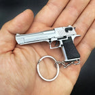 Llavero para moteros Desert Eagle 1:4 Aleación Desmontable con 2 Campanas, Regalo Premium Hombre Muj