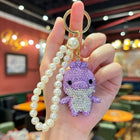 Bag Charm Sirena Delfín Brillante Colgante Misterio Océano Regalo Mujer