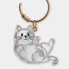 Bag Charm Llavero Cápsula Transparente para Bolso - Guarda el Pelo de tu Gato, Recuerdo Adorable