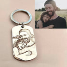 Llaveros Personalizados Metal con Foto - Regalo Único para Pareja, Mascota o Recuerdo de Mascota, Ll
