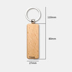 Llaveros Personalizados con Foto - Grabado Láser Premium en Madera de Haya