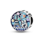 Llaveros Charms de Plata 925: Torre Eiffel, Coliseo, Arco del Triunfo - Luminosos y Elegantes