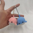 Llaveros Originales para Coche - Ballena de Crochet Hecha a Mano, Llavero Coche Premium y Cute