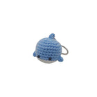Llavero con Peluche Ballena Tejido a Mano - Accesorio Premium para Bolso y Mochila