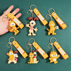 Set de Llaveros con Peluches Originales Garfield & Odie 3D Silicona - Regalo Divertido