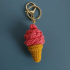 Llavero personalizado de crochet - Mini helado artesanal único