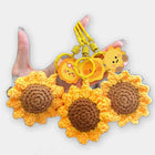 Bag Charm Girasol Kawaii - Llavero Premium para Graduación y Fiestas