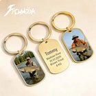 Llaveros Personalizados con Foto - Regalo Único para Familia y Pareja - Acero Inoxidable Premium