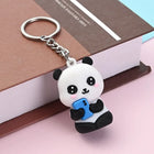 Llavero con peluche Panda Kawaii - Colgante de Bolso Panda con Diseño de Corazón