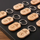 Llaveros Personalizados con Foto - Grabado Láser Premium en Madera de Haya