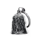 Llavero Moto Vintage San Cristóbal - Amuleto Protector para Motociclistas Punk