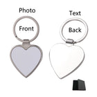 Llavero con Foto Personalizado - Corazón Personalizable con Texto y Foto, Regalo Único para Él o Ell