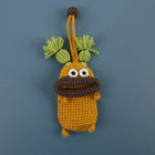 Llaveros Originales para Regalo - Funny Sausage Mouth Girl Crochet Keychain Personalizado