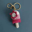Llavero personalizado de crochet - Mini helado artesanal único