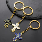 Llavero para Bolso Cruz Ortodoxa Rusa - Charm Elegante y Premium en Acero Inoxidable