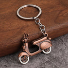 Llavero para Moto que No Raya la Tija - 3D Scooter Clásico, Regalo Unisex Premium