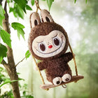 Labubu Llavero Precio: Colgante Misterioso POP MART Wood Workshop Series Swing - Exclusivo