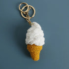 Llavero personalizado de crochet - Mini helado artesanal único