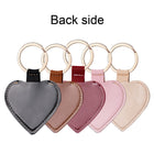 Llavero para bolso de cuero con forma de corazón y pata - Recuerdo para dueños de perros y gatos