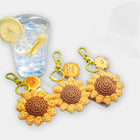 Bag Charm Girasol Kawaii - Llavero Premium para Graduación y Fiestas