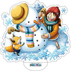 Llaveros Anime One Piece Luffy y Zoro - Acrílico Premium Decorativo