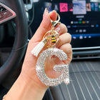 Llaveros Originales para Coche - Abeja con Diamantes y Letras, Colgante Elegante para Llaves