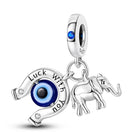 Llaveros Charms de Plata 925: Torre Eiffel, Coliseo, Arco del Triunfo - Luminosos y Elegantes