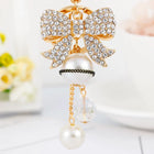 Llavero para Moteros Premium - Easya 2024 Mariposa Lazo Glitter Lujo Accesorio Moto