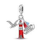 Llaveros Charms de Plata 925: Torre Eiffel, Coliseo, Arco del Triunfo - Luminosos y Elegantes