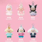 Labubu Llavero Precio: Llavero Original POP MART Sanrio Hello Kitty Kuromi Vinilo Peluche Colección