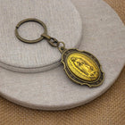 Llavero para Bolso Virgen de Guadalupe - 5cm Medalla Oval Inspiracional con Mosquetón, Regalo Religi