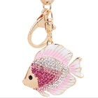 Llavero con Peluche de Tortuga Marina - Cristal Rhinestone y Metal, Diseño Marino para Bolso y Llave