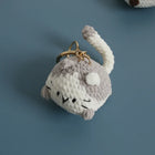 Llaveros Personalizados de Gatito a Crochet Hecho a Mano - Llavero Amigurumi Único para Bolso, Mochi