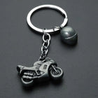 Llavero Moto Metálico Premium - Llavero para la Moto con Diseño de Coche de Carreras, Accesorio para