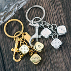 Llaveros Originales para Coche - Dado de la Suerte Premium Metal Charm