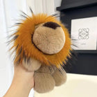 Llavero con Peluche Conejo Artesanal – Pompón de Pelo y Colgante de Aleación Premium