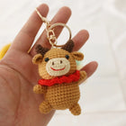 Llaveros Personalizados - Conejito Crochet Hecho a Mano, Llavero Premium para Bolso