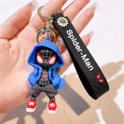 Llavero con Peluche Spider-Man Marvel - Colección Comics Avengers - Regalo Premium para Amigos