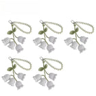 Llavero a Crochet Paso a Paso - Flores Tejidas a Mano, Llavero de Lana Artesanal Premium para Mujer,
