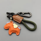 Llaveros Originales para Coche - Colgante de Poni Cute con Amuleto de Dinero, Decoración Premium par