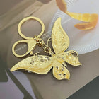 Llavero para Moteros Premium - Easya 2024 Mariposa Lazo Glitter Lujo Accesorio Moto