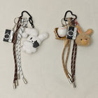 Llavero con Peluche de Capibara, Conejo y Oso - Suave y Adorable Accesorio para Bolso