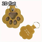 Llaveros Personalizados con Foto y Nombre - Llavero de Cuero para Mascotas, Regalo Memorial Perro Ga