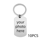 Llaveros Personalizados Metal con Foto - Regalo Único para Pareja, Mascota o Recuerdo de Mascota, Ll