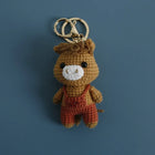 Llaveros Personalizados - Conejito Crochet Hecho a Mano, Llavero Premium para Bolso