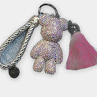 Bag Charm Exclusivo: Llavero Gloomy Bear con Pedrería DIY para Bolsos