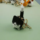 Llavero con foto personalizado - Mini Kitten Series Crochet Cat Doll, Llavero de Ganchillo Premium