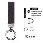 Llaveros BMW Originales - Hebilla Herradura Piel Ante para BMW 50 Aniversario X1 X2 X3 X5 X4 X6 G30
